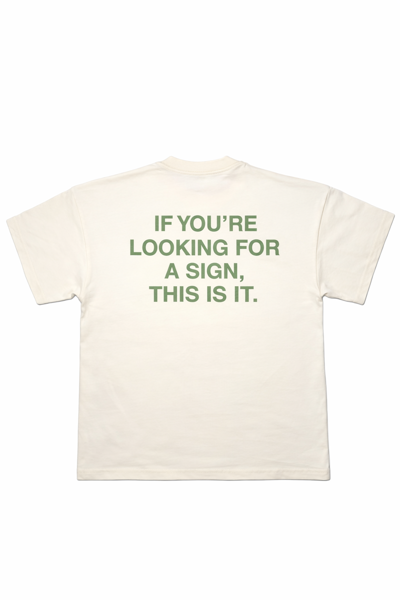 This Is Your Sign Tee - Cream